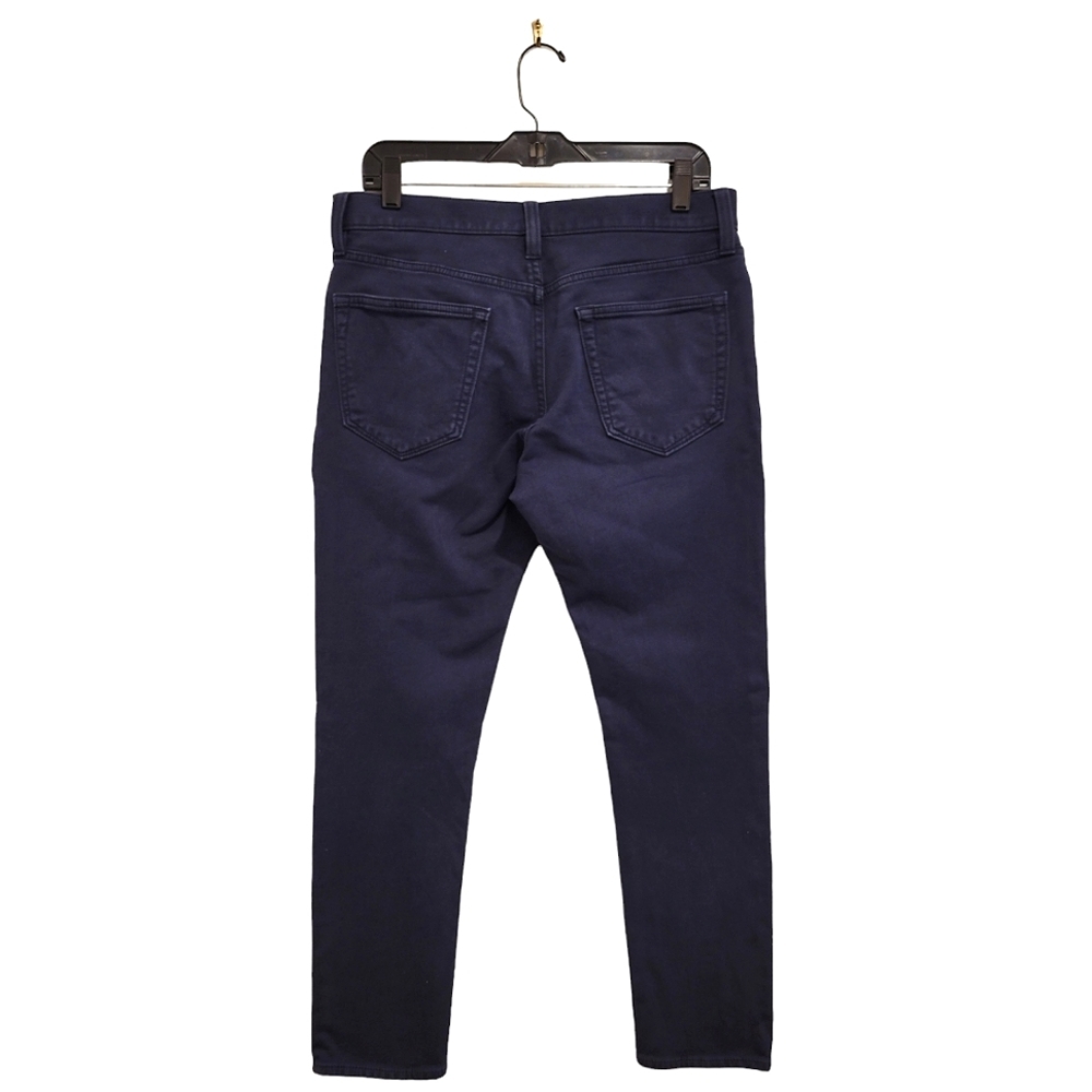 Banana Republic Men's Skinny Traveler Navy Dark Blue Pants Chinos Khakis 31 x 30 - Picture 2 of 7